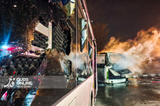 فیلم | تصاویر اختصاصی از تخریب اموال عمومی توسط اغتشاشگران در مشهد