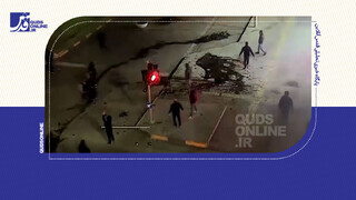 فیلم | لحظه شهادت دو حافظ امنیت در بروجرد زیر لگد تروریست‌ها