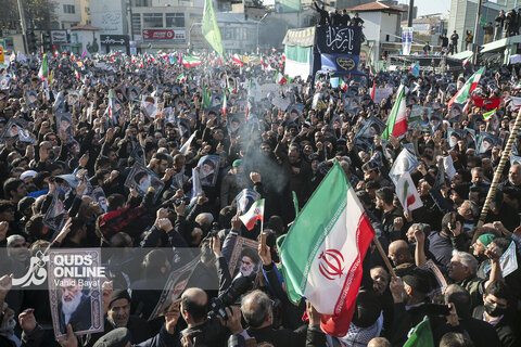 راهپیمایی مردم مشهد در محکومیت اغتشاشات