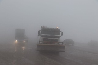 مسدود شدن آزاد راه تبریز _ زنجان به علت برف سنگین