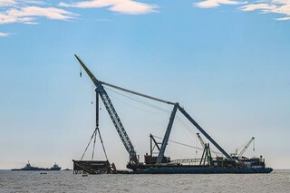 نصب دومین جکت فاز ۱۱ پارس جنوبی