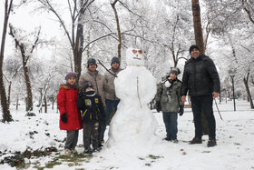 گزارش تصویری | بارش اولین برف زمستانی در مشهد
