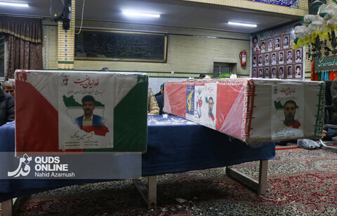 گزارش تصویری| تشییع پیکر دو تن از شهدای مدافع امنیت در مشهد