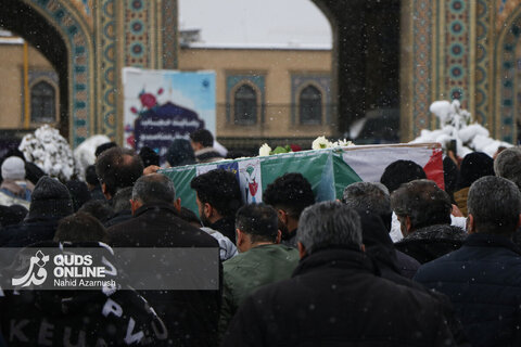 گزارش تصویری| تشییع پیکر دو تن از شهدای مدافع امنیت در مشهد