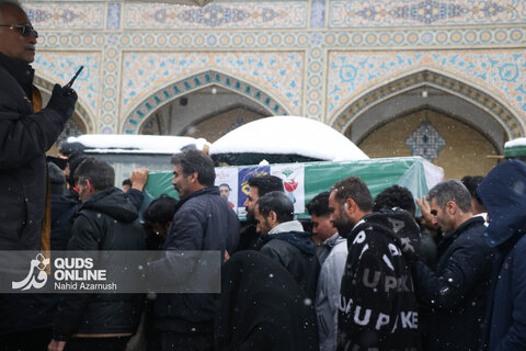 گزارش تصویری| تشییع پیکر دو تن از شهدای مدافع امنیت در مشهد