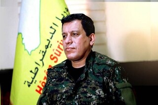 فرمانده نیروهای قسد در راه دمشق است