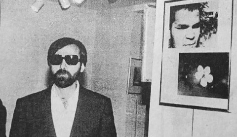 اولین عکاس نابینای استان