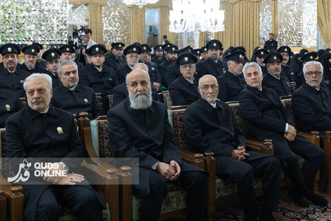 مراسم اهدای احکام خدام حرم مطهر رضوی