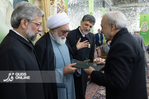 مراسم اهدای احکام خدام حرم مطهر رضوی