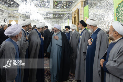 مراسم اهدای احکام خدام حرم مطهر رضوی