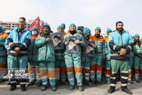 گزارش تصویری | مراسم تشییع پیکر شهید «عیسی علیپور» از شهدای خدمت شهرداری مشهد