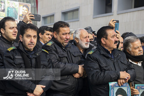 گزارش تصویری | مراسم تشییع پیکر شهید «عیسی علیپور» از شهدای خدمت شهرداری مشهد