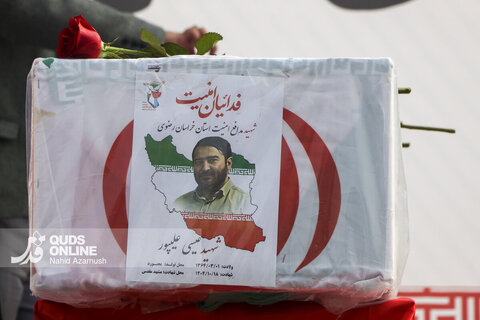 گزارش تصویری | مراسم تشییع پیکر شهید «عیسی علیپور» از شهدای خدمت شهرداری مشهد