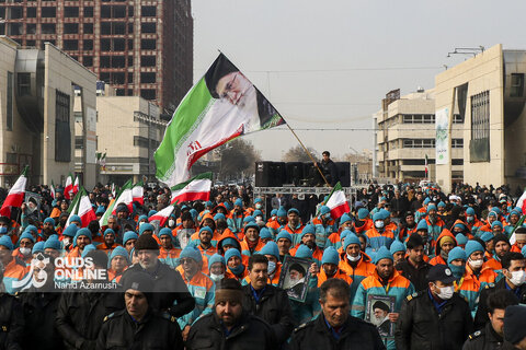 گزارش تصویری | مراسم تشییع پیکر شهید «عیسی علیپور» از شهدای خدمت شهرداری مشهد