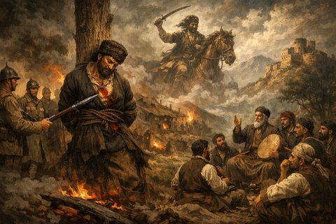 مبارزه نوادگان انوشیروان ساسانی علیه رضا خان