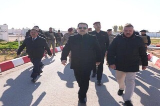 حضور السودانی در مرز عراق با سوریه