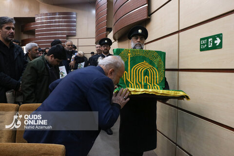 گزارش تصویری |گردهمایی خانواده شهدای فتنه آمریکایی_صهیونی در حرم مطهر رضوی