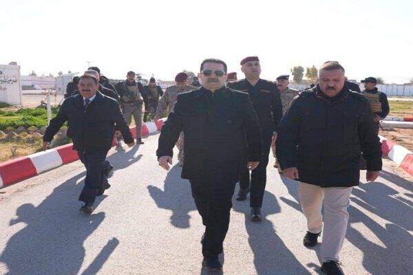 حضور السودانی در مرز عراق با سوریه