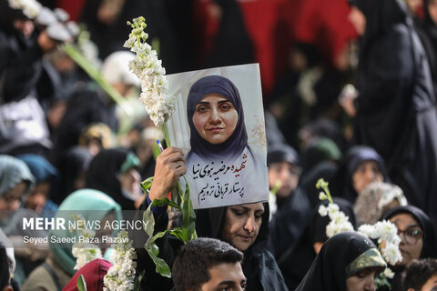 تجمع محکومیت هتک حرمت مساجد در مسجد بهشتی تهران