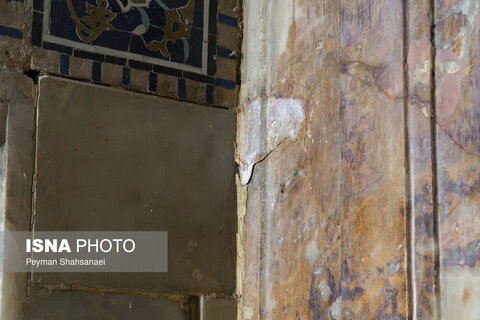 تصاویری از پدیده فرونشست در مسجد جامع اصفهان