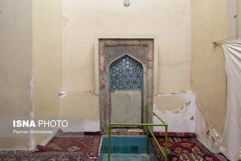 تصاویری از پدیده فرونشست در مسجد جامع اصفهان