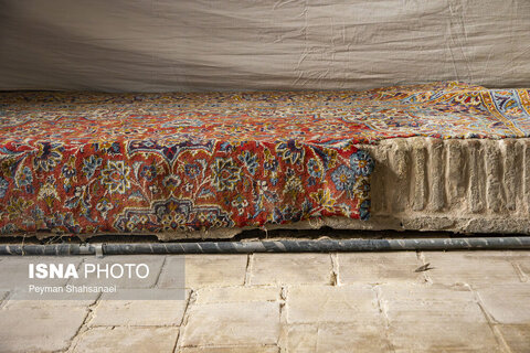 تصاویری از پدیده فرونشست در مسجد جامع اصفهان