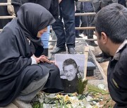 رضا رویگری به خاک سپرده شد؛ قلب او برای مردم می‌تپید