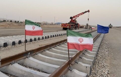 ریل‌گذاری در بندر شهید بهشتی چابهار