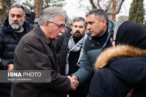 مراسم تشییع پیکر «رضا رویگری»