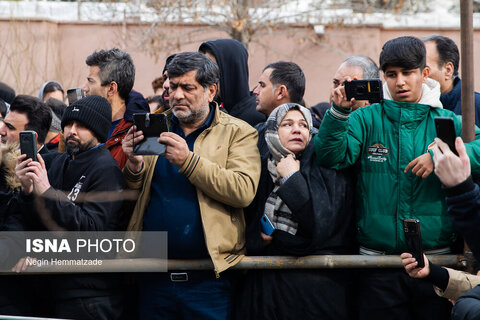 مراسم تشییع پیکر «رضا رویگری»