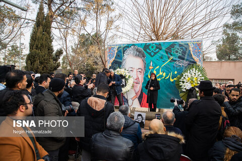 مراسم تشییع پیکر «رضا رویگری»