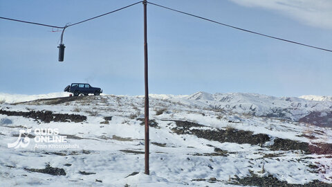 گزارش تصویری | مناظر برفی ییلاقات مشهد