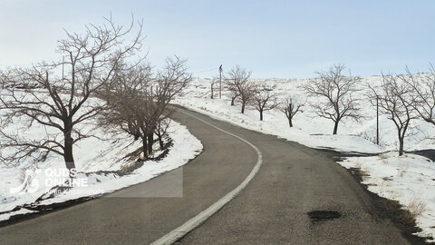 گزارش تصویری | مناظر برفی ییلاقات مشهد