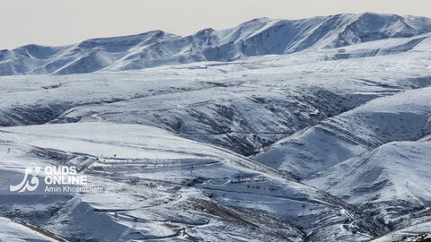 گزارش تصویری | مناظر برفی ییلاقات مشهد