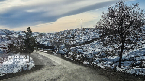 گزارش تصویری | مناظر برفی ییلاقات مشهد