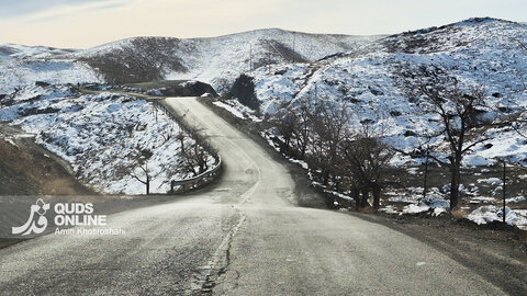 گزارش تصویری | مناظر برفی ییلاقات مشهد