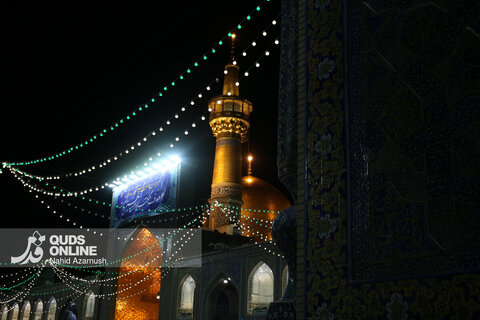 گزارش تصویری | حرم مطهر رضوی در شب میلاد قمر بنی‌هاشم (ع) 