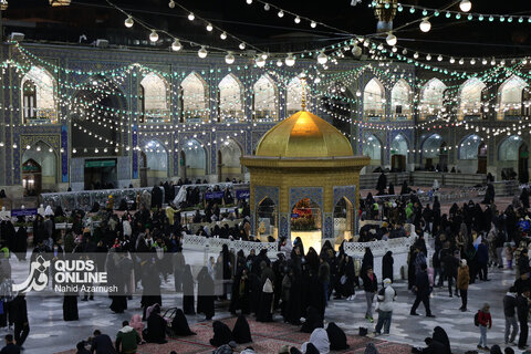 گزارش تصویری | حرم مطهر رضوی در شب میلاد قمر بنی‌هاشم (ع) 