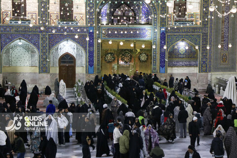 گزارش تصویری | حرم مطهر رضوی در شب میلاد قمر بنی‌هاشم (ع) 