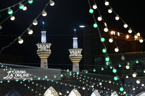 گزارش تصویری | حرم مطهر رضوی در شب میلاد قمر بنی‌هاشم (ع) 