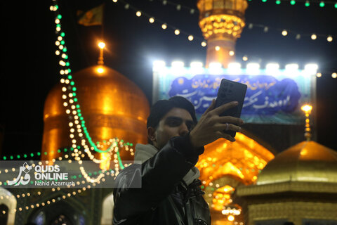 گزارش تصویری | حرم مطهر رضوی در شب میلاد قمر بنی‌هاشم (ع) 