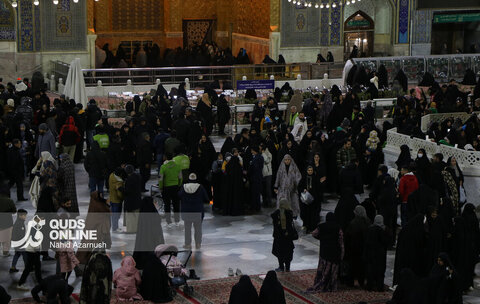 گزارش تصویری | حرم مطهر رضوی در شب میلاد قمر بنی‌هاشم (ع) 