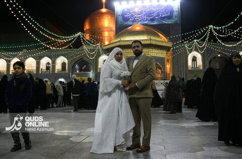 گزارش تصویری | حرم مطهر رضوی در شب میلاد قمر بنی‌هاشم (ع) 