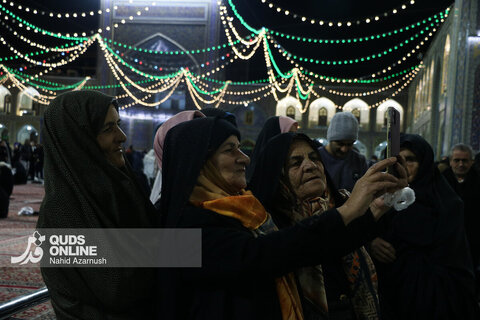 گزارش تصویری | حرم مطهر رضوی در شب میلاد قمر بنی‌هاشم (ع) 