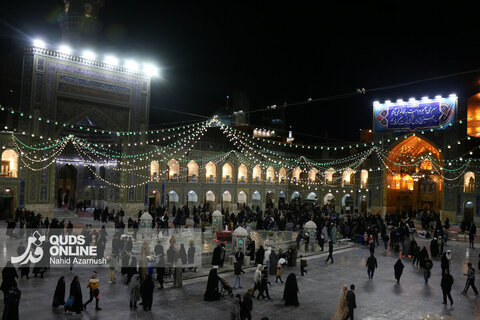 گزارش تصویری | حرم مطهر رضوی در شب میلاد قمر بنی‌هاشم (ع) 