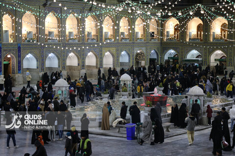 گزارش تصویری | حرم مطهر رضوی در شب میلاد قمر بنی‌هاشم (ع) 