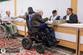 خدمت در حرم رضوی، تجلی ارادت جانبازان به اهل‌بیت (ع)