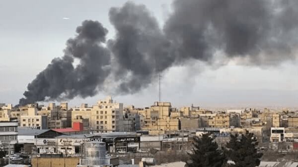 حریق انبار چوب در منطقه توس مشهد