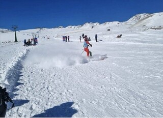 آغاز مسابقات ملی اسکی با حضور ورزشکاران ۱۷ استان در سرعین