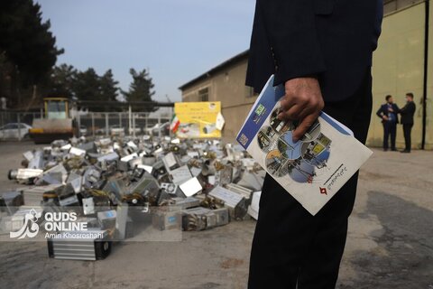 گزارش تصویری | امحای ماینرهای غیرمجاز در مشهد